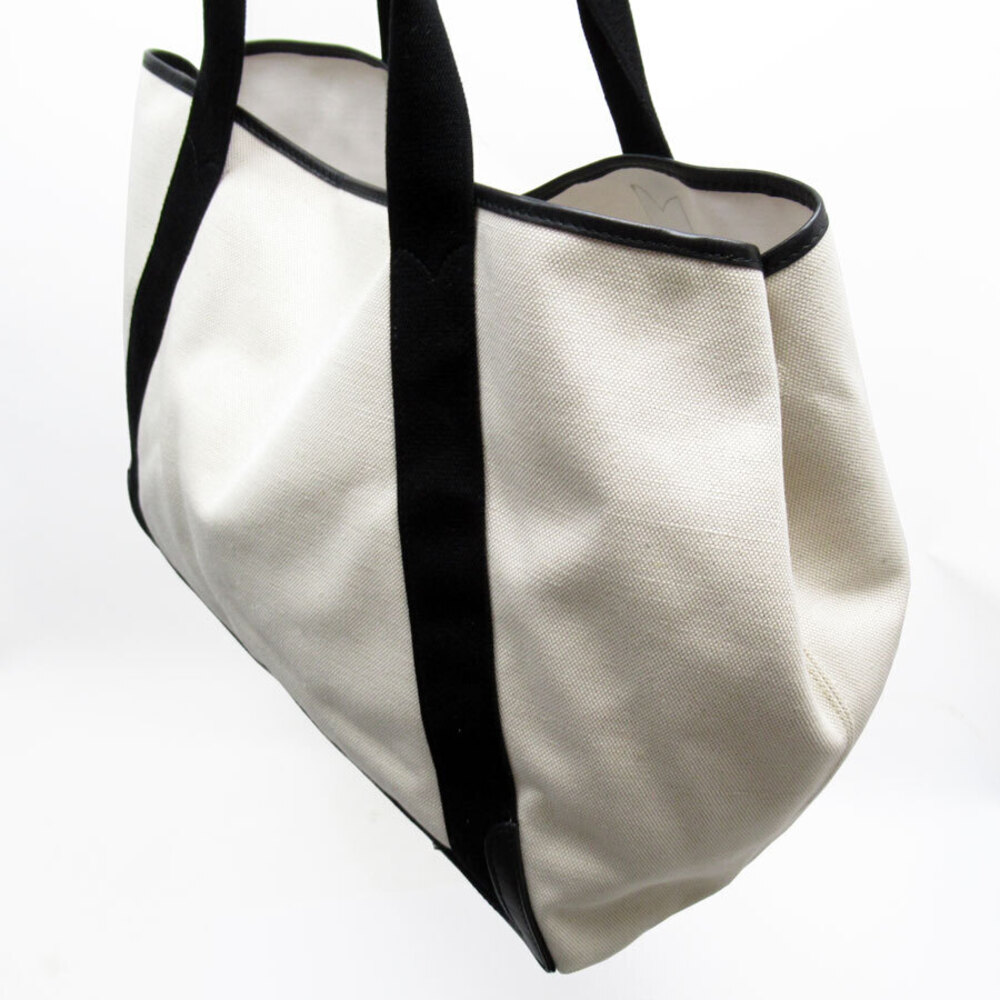 Balenciaga Handbag Tote Bag Canvas Black White - Picture 2 of 4
